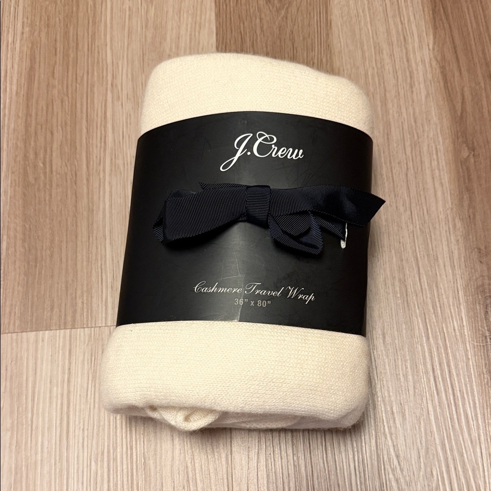New J. Crew Cashmere Wrap Throw